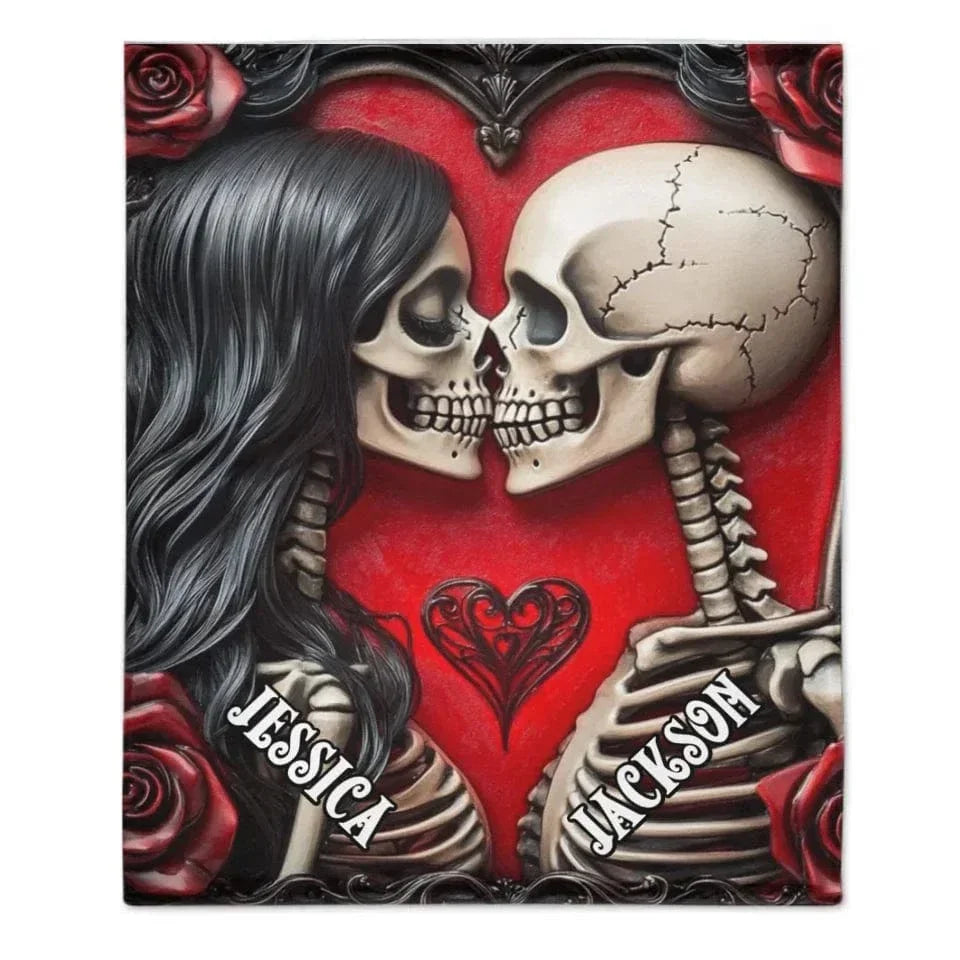 Customized Blankets Filled with Love - Personalized Name Till Death Do Us Part Eternal Love Blanket - A Gift For Boyfriend,Girlfriend,Husband,Wife - Joliny