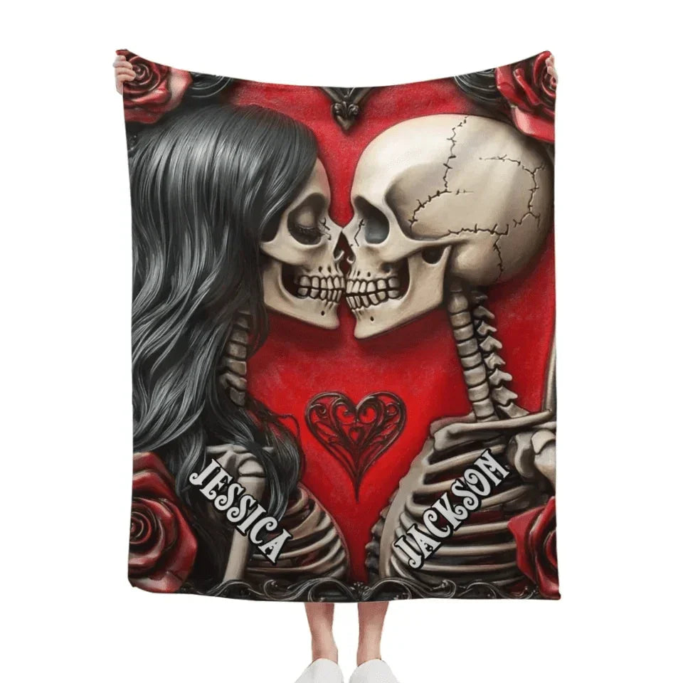Customized Blankets Filled with Love - Personalized Name Till Death Do Us Part Eternal Love Blanket - A Gift For Boyfriend,Girlfriend,Husband,Wife - Joliny