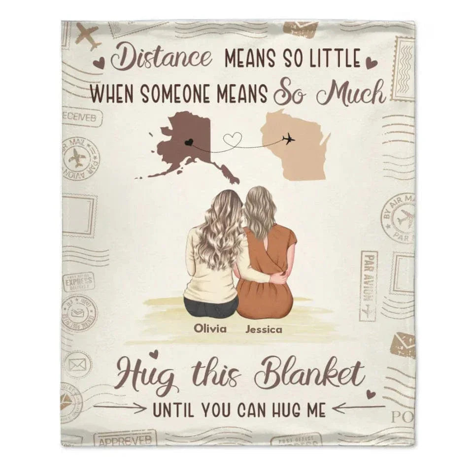 Customized Cartoon Character Hug Blanket - Personalized Theme and Character Cozy Soft Flannel Blanket - A Gift For Friends,Family - Joliny