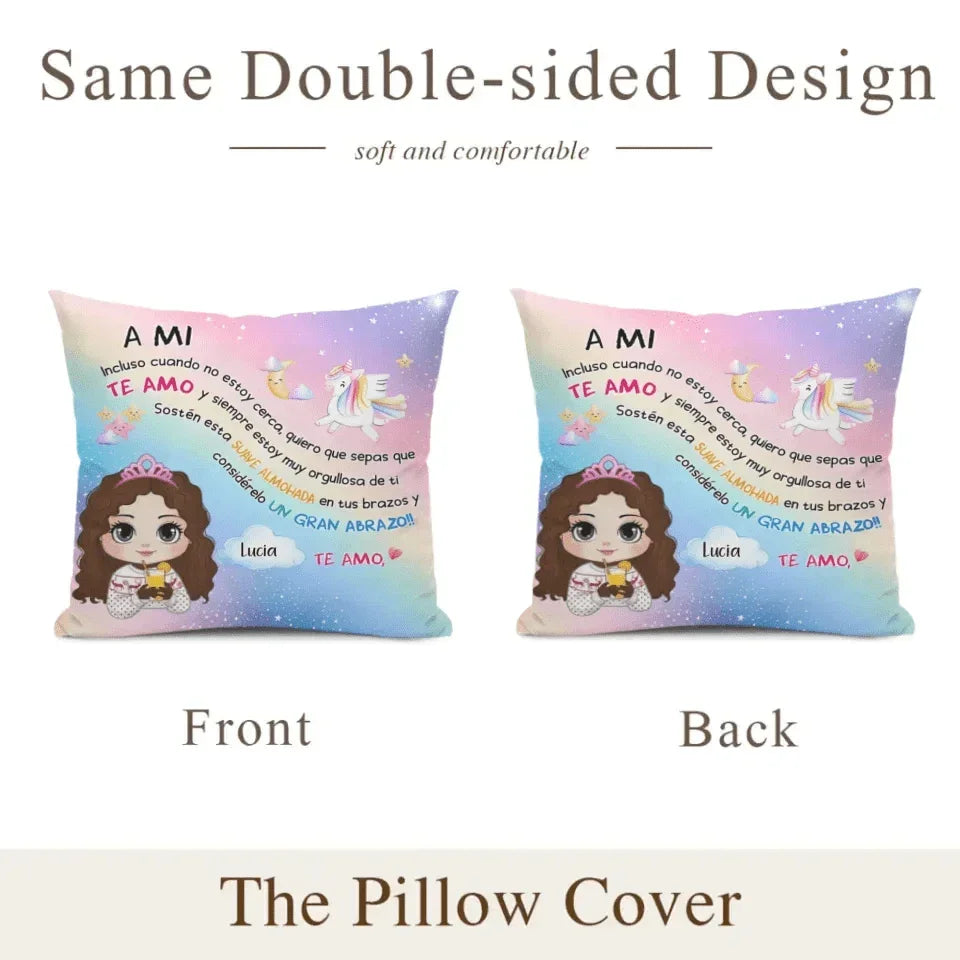 Customized Cartoon Pillowcase - Pillowcase Personalized With Child's Cartoon Image And Name - Surprise Gifts For Child - Joliny