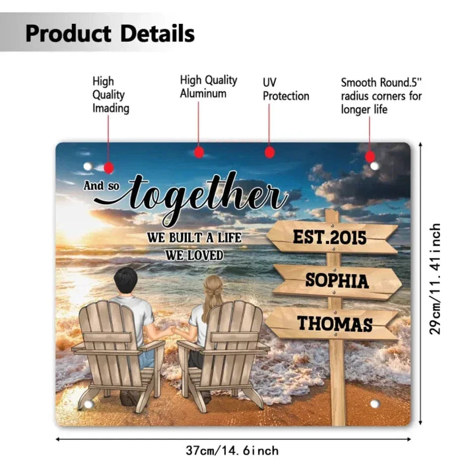 Customized Couple Wall Art - Personalized Name and Couple Image Unframed Decorative Painting - A Gift For Couples,Husband,Wife,Girlfriend,Boyfriend - Joliny