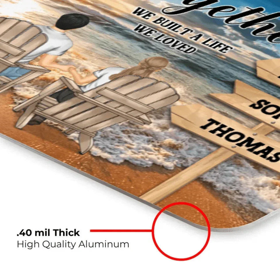 Customized Couple Wall Art - Personalized Name and Couple Image Unframed Decorative Painting - A Gift For Couples,Husband,Wife,Girlfriend,Boyfriend - Joliny