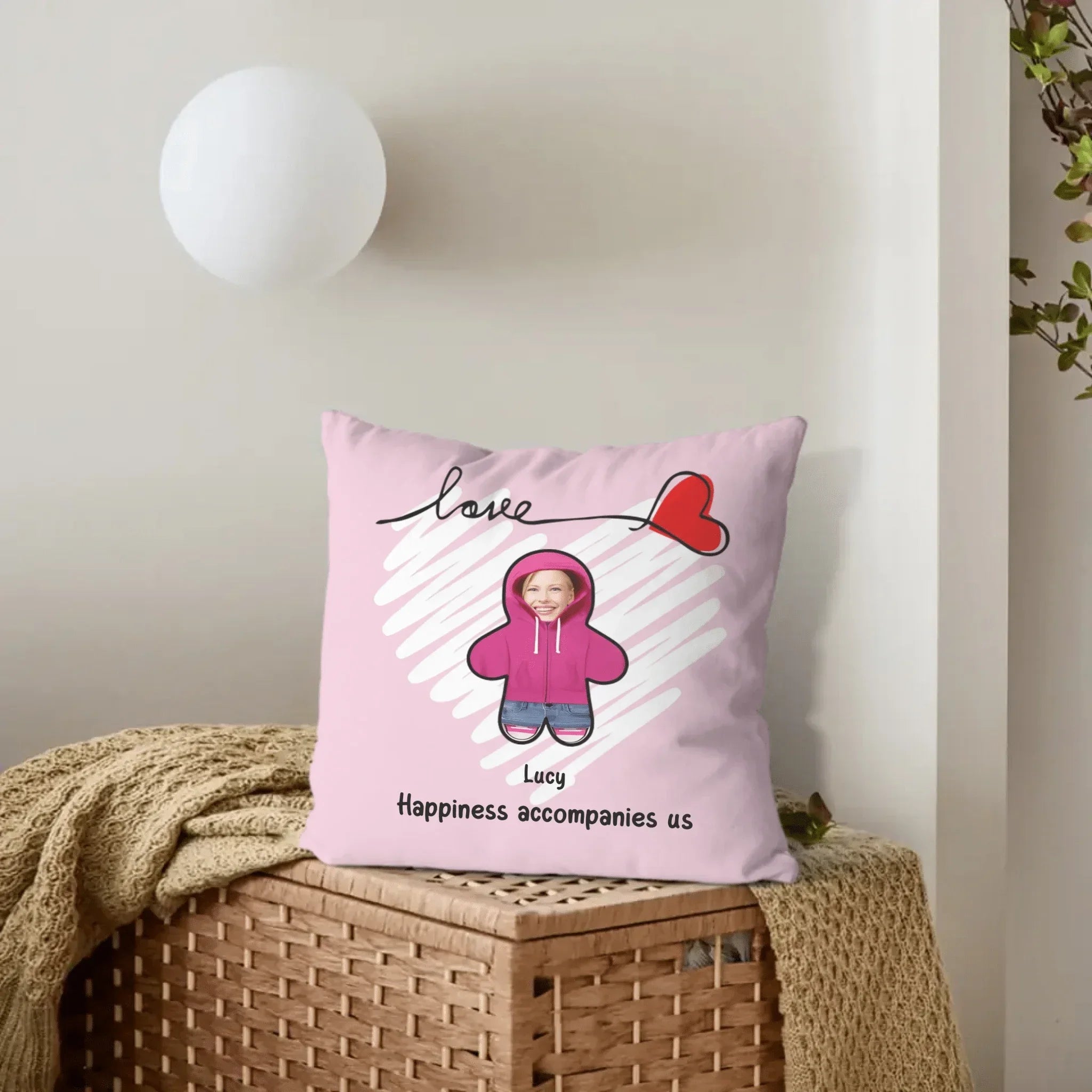 Customized Fun Family Pillowcase - Personalized Love Customized Fun Family Pillowcase with Family Member Photos and Names - A Gift For Family,Parent,Children - Joliny