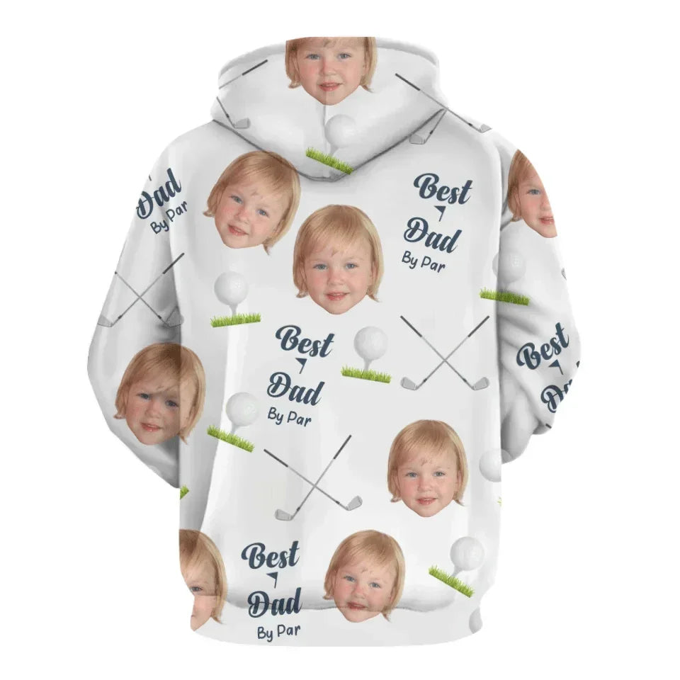 Customized Golf Themed Apparel - Personalized Nickname And Photo Golf Patterned Parent and Child Outfit - Cozy Gifts For Parents,Family,Teams - Joliny