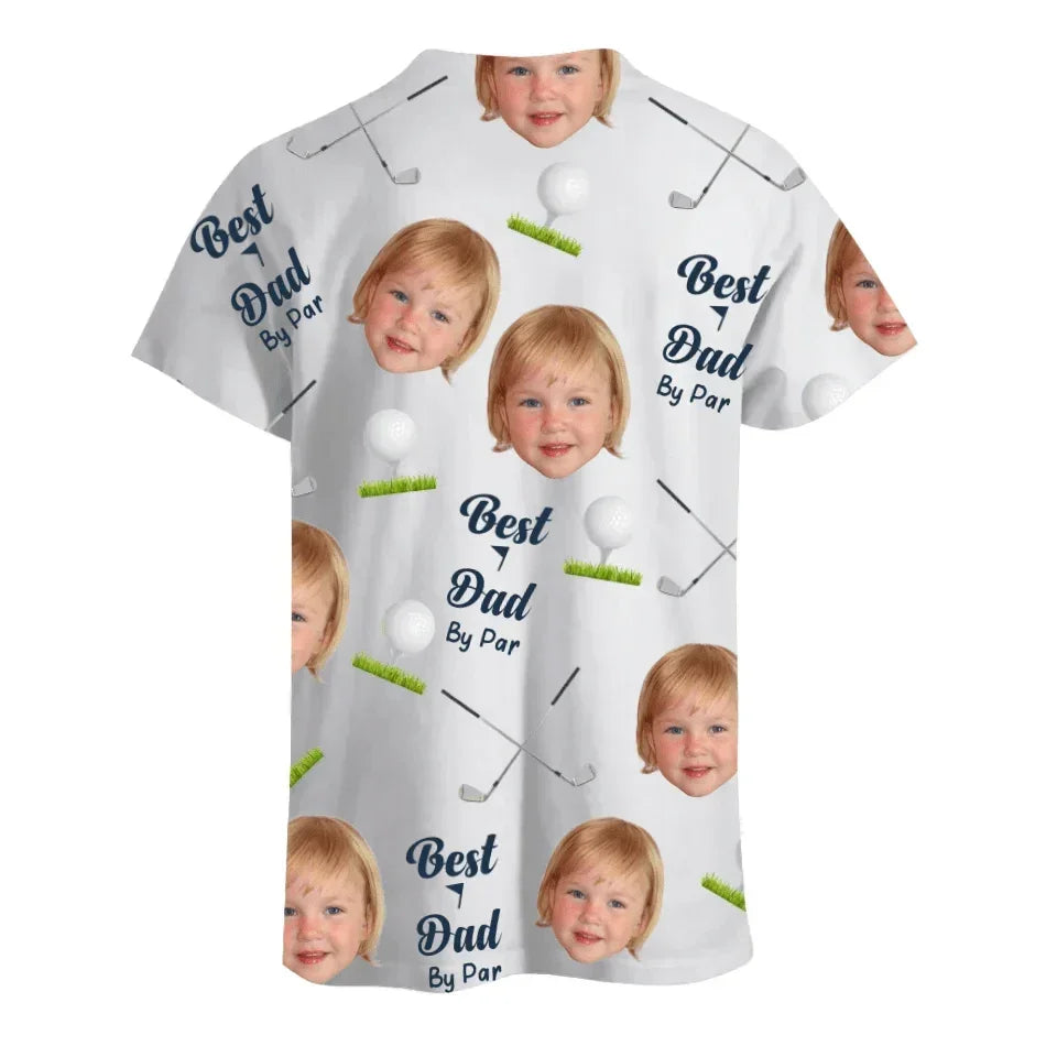 Customized Golf Themed Apparel - Personalized Nickname And Photo Golf Patterned Parent and Child Outfit - Cozy Gifts For Parents,Family,Teams - Joliny
