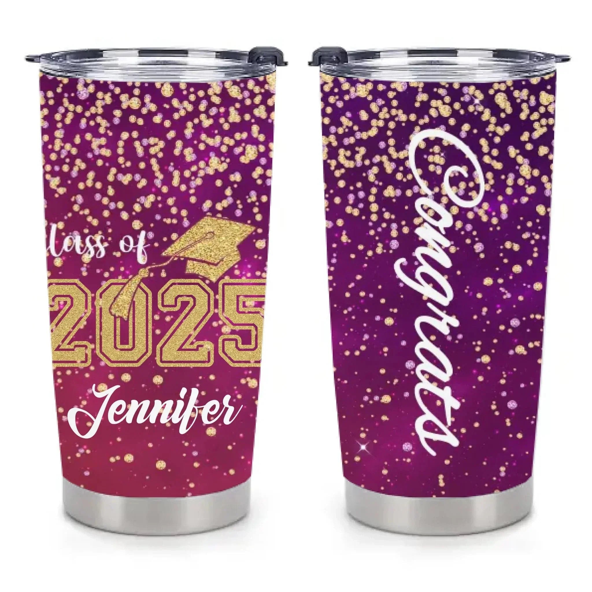 Customized Graduation Gifts - Personalized Name Graduation Commemorative Thermos Gift - A Gift For Children,Grandchildren,Graduates - Joliny