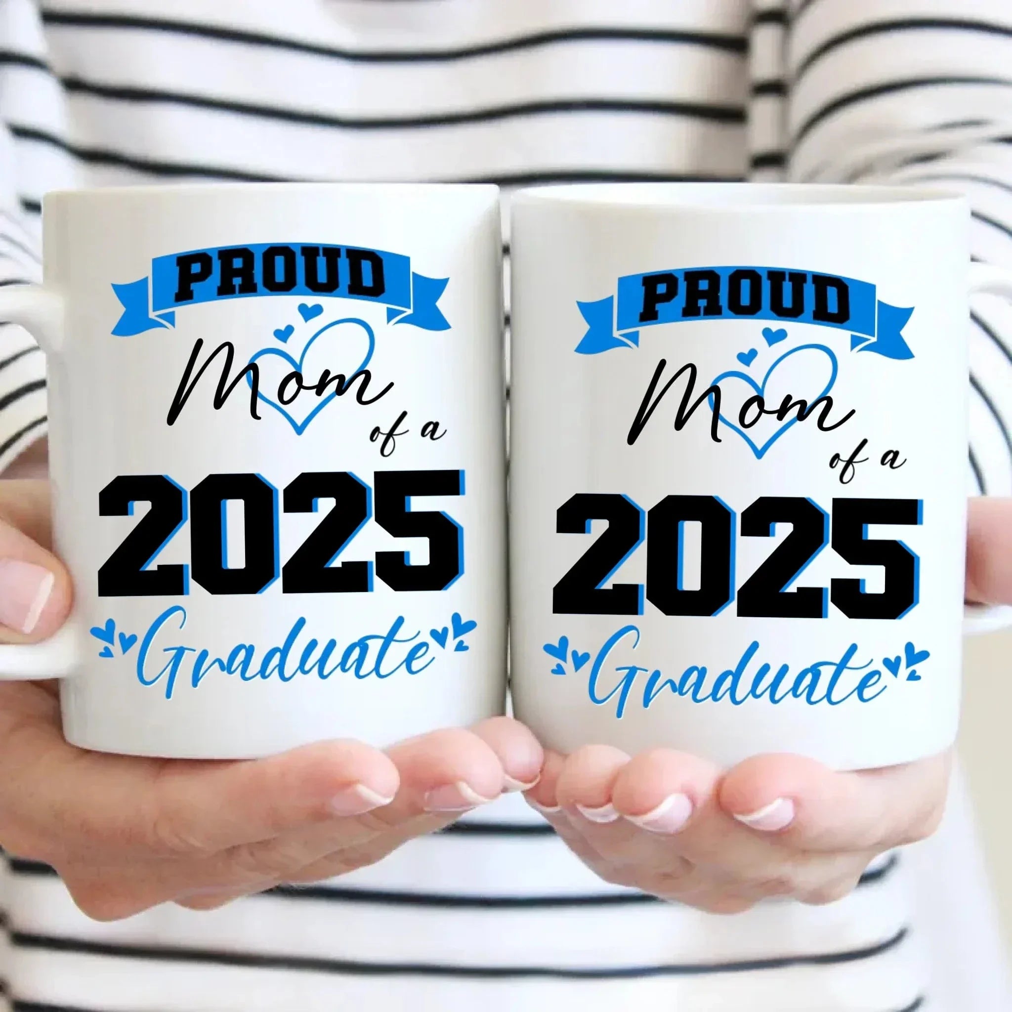 Customized Graduation Themed Mug - Personalized Name and Year Graduation Season Mug - A Gift For Family,Graduate Parents - Joliny