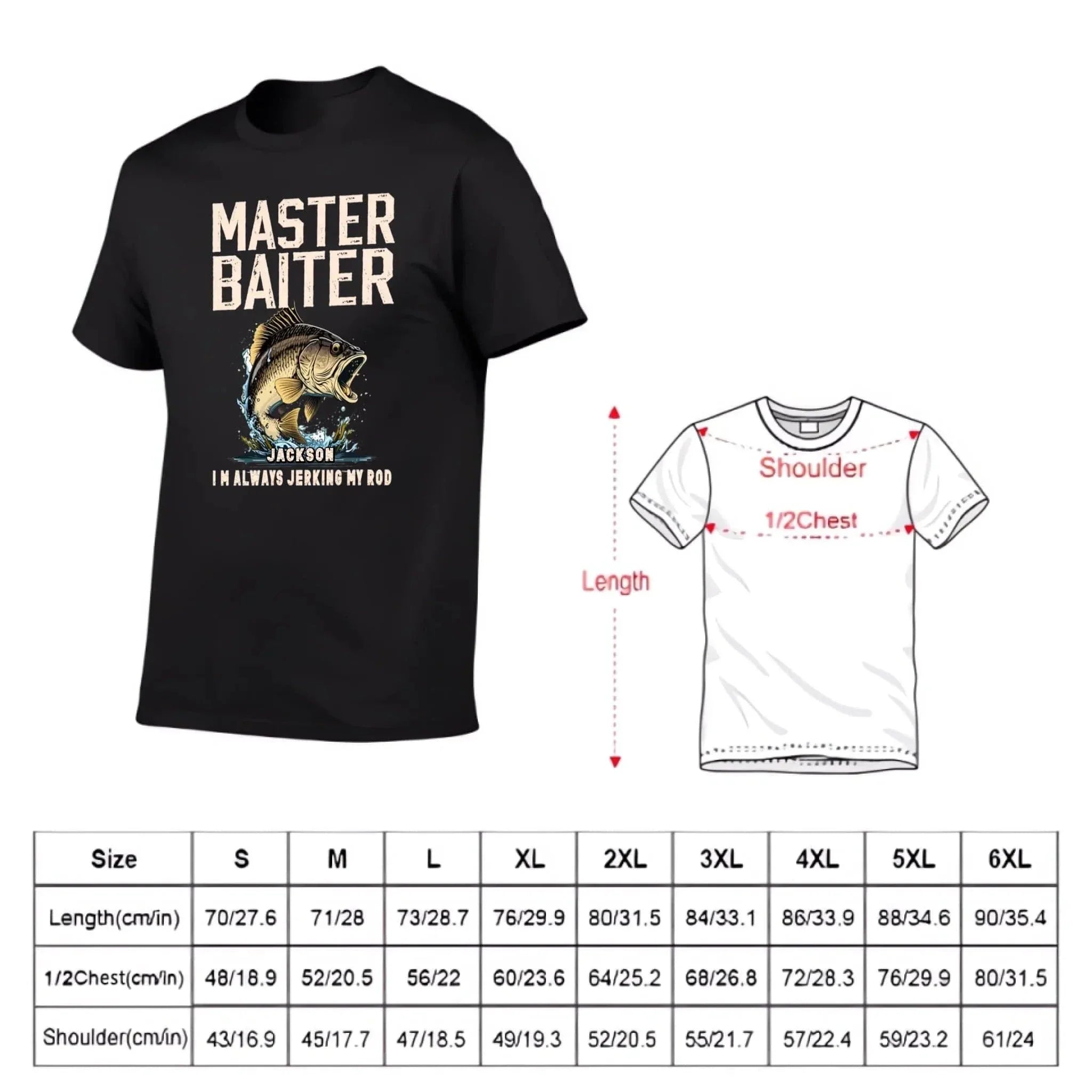 Customized Master Angler T-shirt - Personalized Name Fishing Themed Master - A Gift For Friend,Family,Anglers - Joliny
