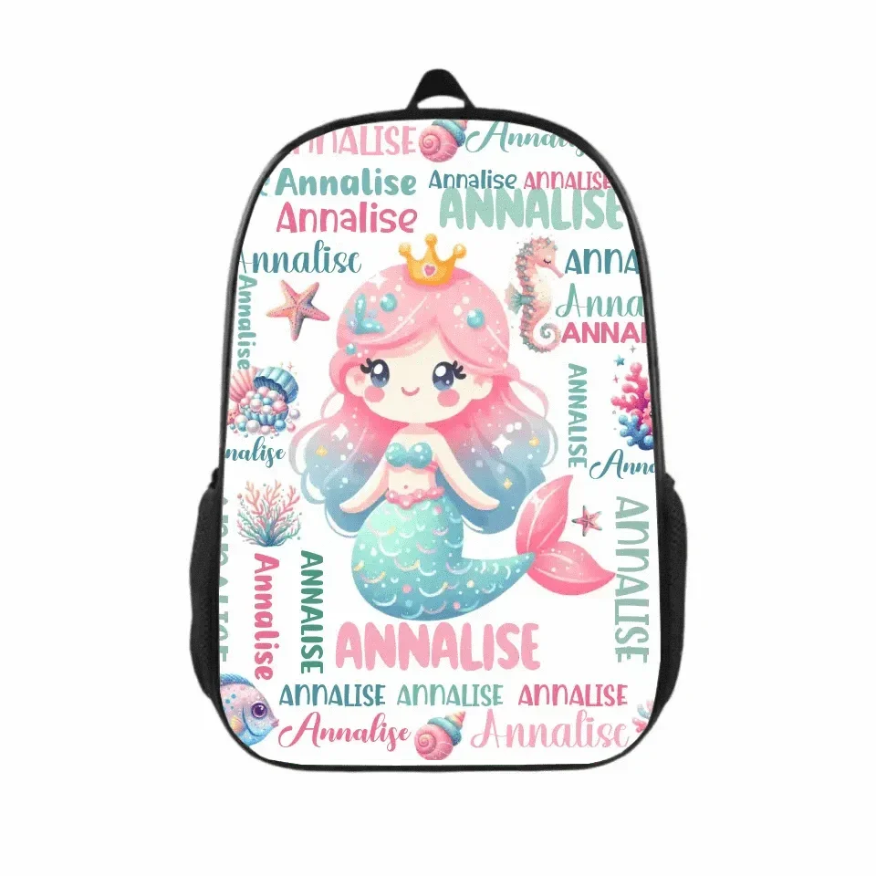 Customized Mermaid Backpacks with Names for Boys and Girls School Season Gifts - Joliny