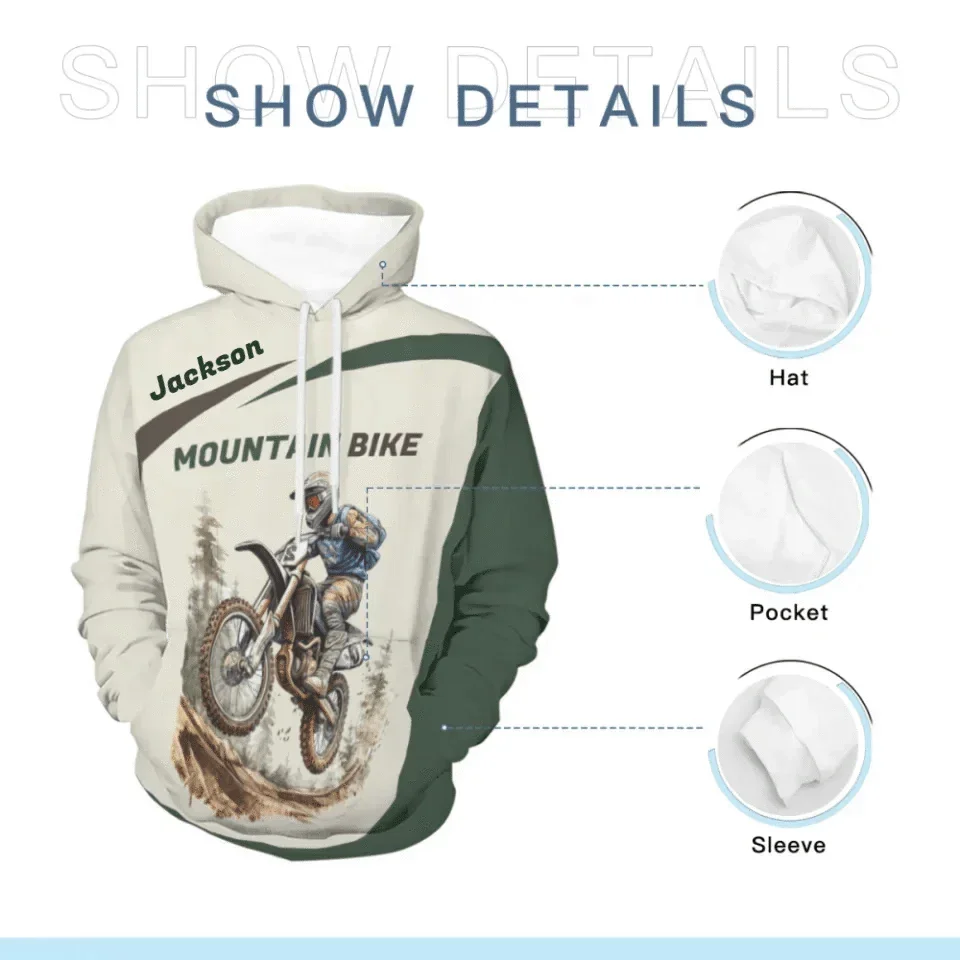 Customized Mountain Bike Themed T-shirt - Classic Mountain Colorways Apparel with Personalized Names - A Gift Mountain Bike Lover,Friend,Colleagues - Joliny