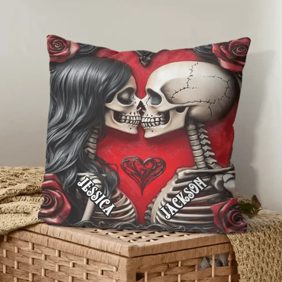 Customized Pillows Filled with Love - Personalized Name Till Death Do Us Part Eternal Love Pillowcase - A Gift For Boyfriend,Girlfriend,Husband,Wife - Joliny