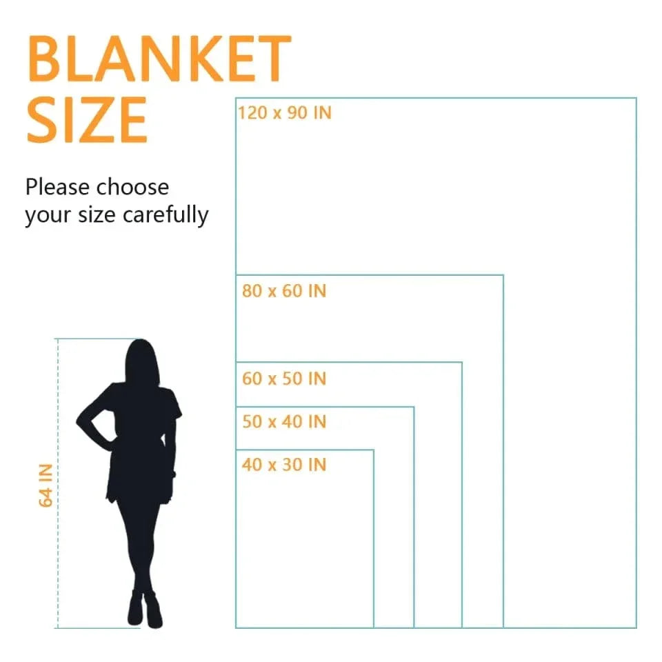 Customized Snuggle Blanket - Personalized Photo And Name Flannel Blanket - A Gift for Couples,Friend,Family - Joliny