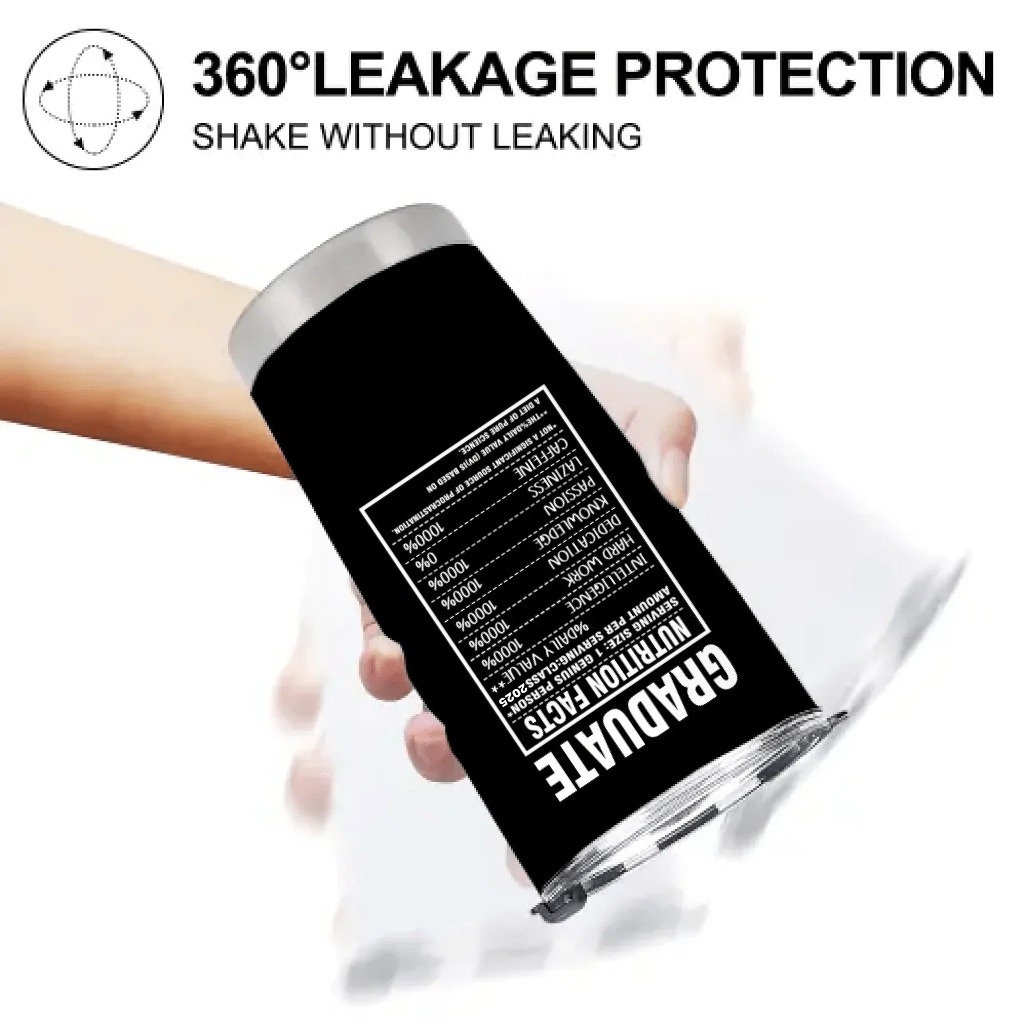 Customized Thermos Cup for Graduation Season - Personalized Name-themed Fun Advertising Text Thermos Cup - A Commemorative Gift For Family,Friend,BFF,Graduate - Joliny