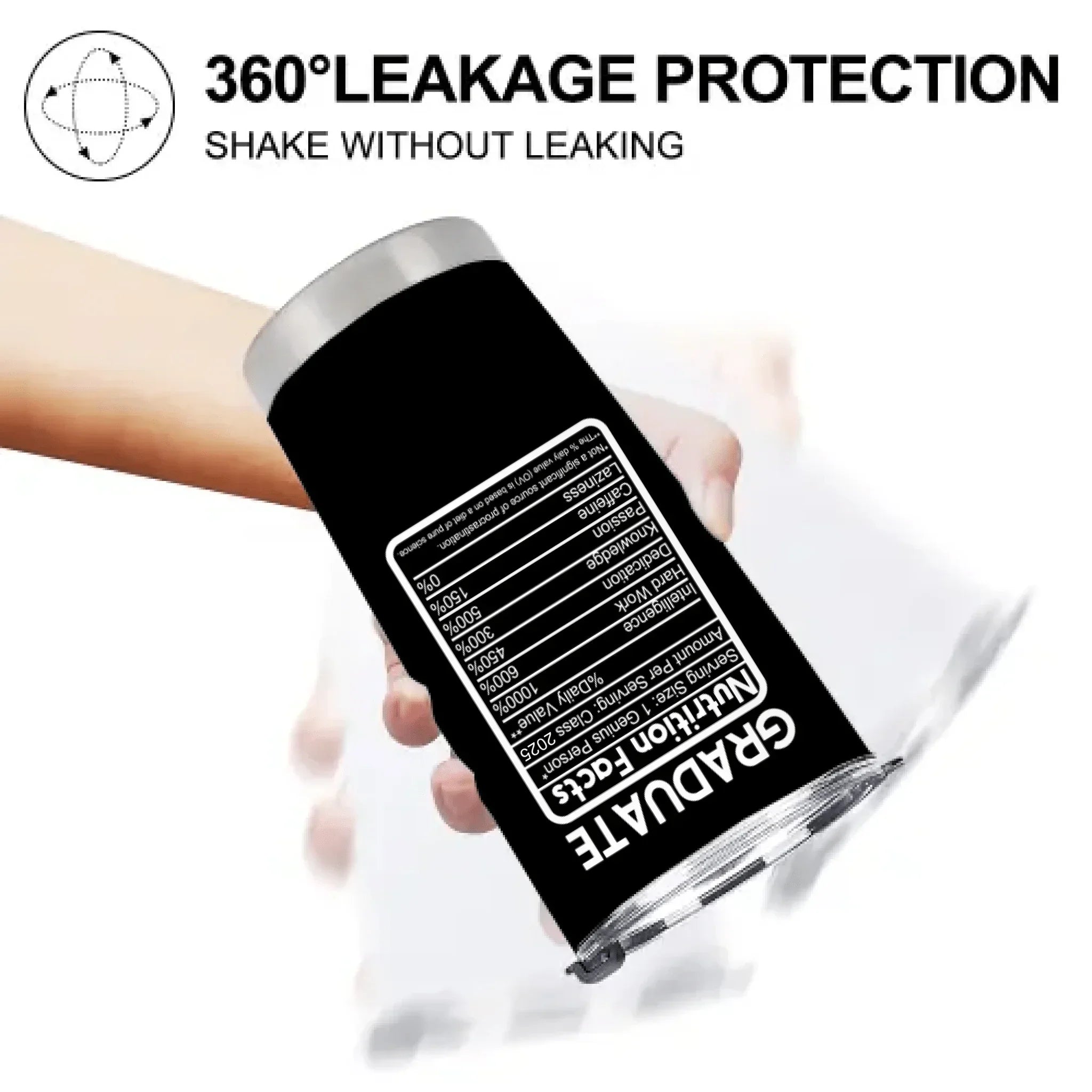 Customized Thermos Cup for Graduation Season - Personalized Name-themed Fun Advertising Text Thermos Cup - A Gift For Family,Friend,BFF,Graduate - Joliny