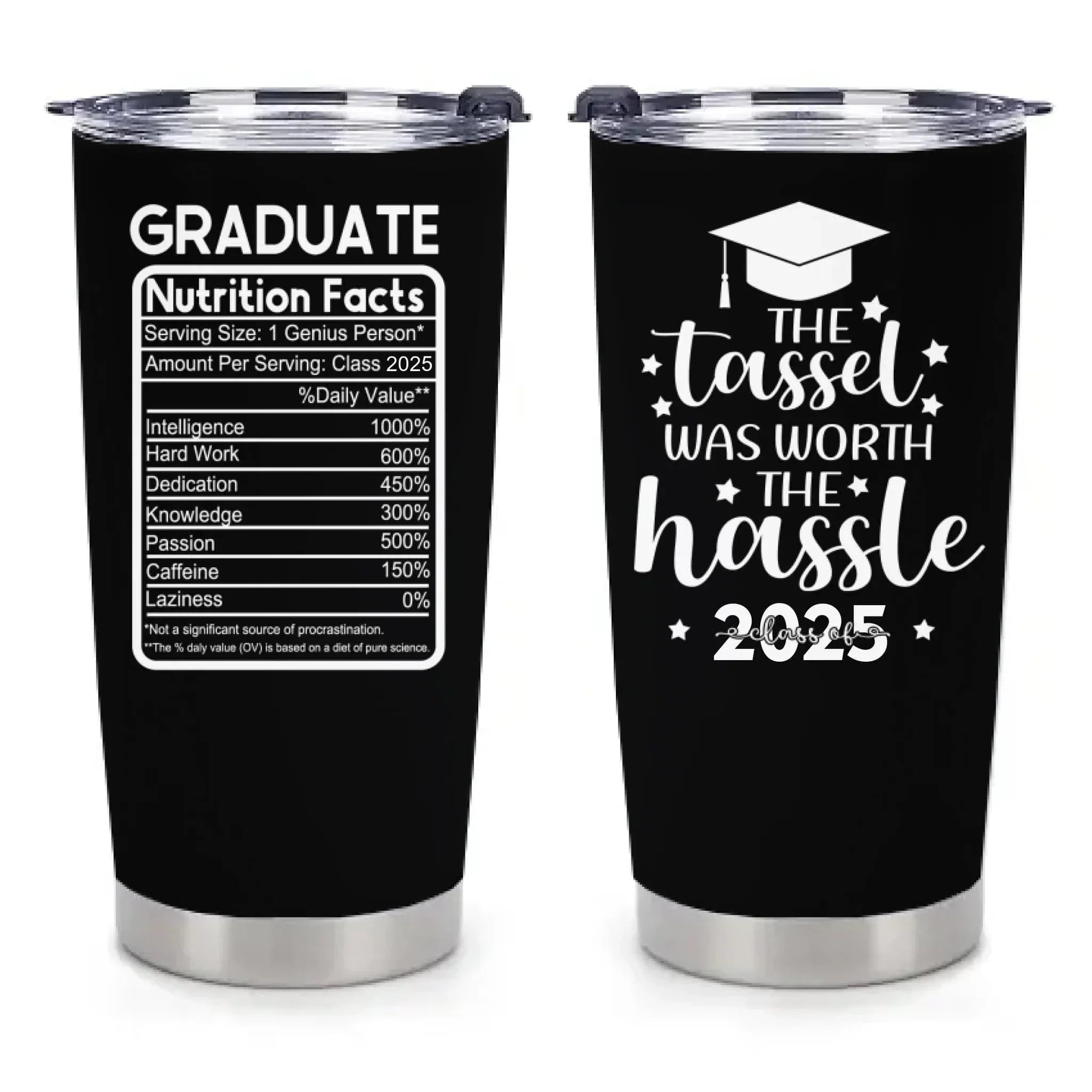 Customized Thermos Cup for Graduation Season - Personalized Name-themed Fun Advertising Text Thermos Cup - A Gift For Family,Friend,BFF,Graduate - Joliny