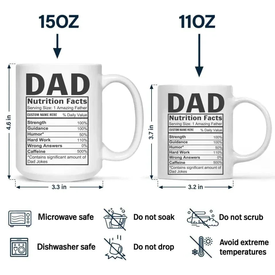 Dad Mugs – Custom Mugs For The Best Dad in The World - Joliny