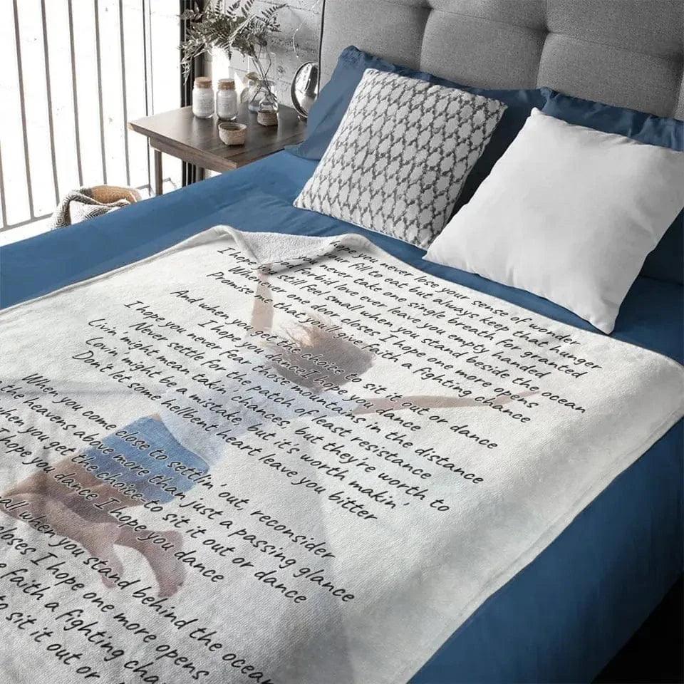 Dancing Back Blanket - I hope you dance - Joliny