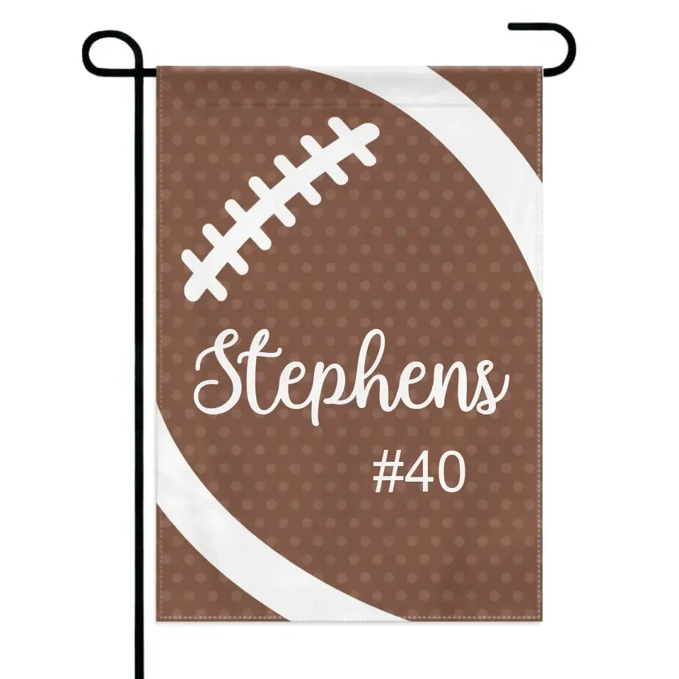 Decorative Flags - Personalized Football Flag - Gift For The Athletes,Fans - Joliny