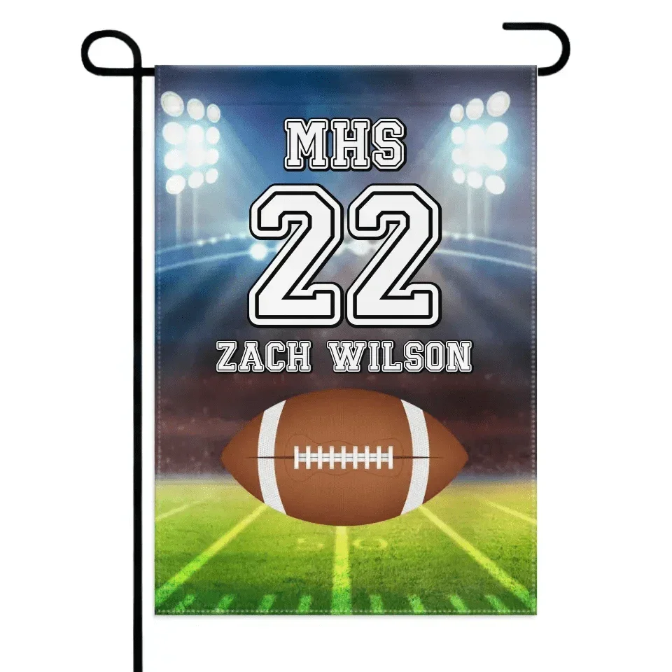 Decorative Flags - Personalized Football Flag - Gift For The School Athletes,Children - Joliny