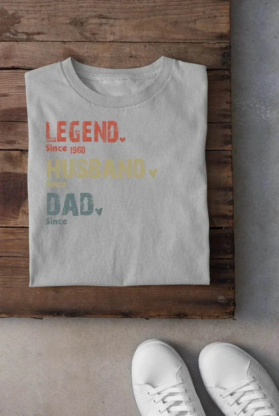 Family Personalized Custom Unisex T-shirt Hoodie - Legend, Husband, Dad And Papa Since - Joliny