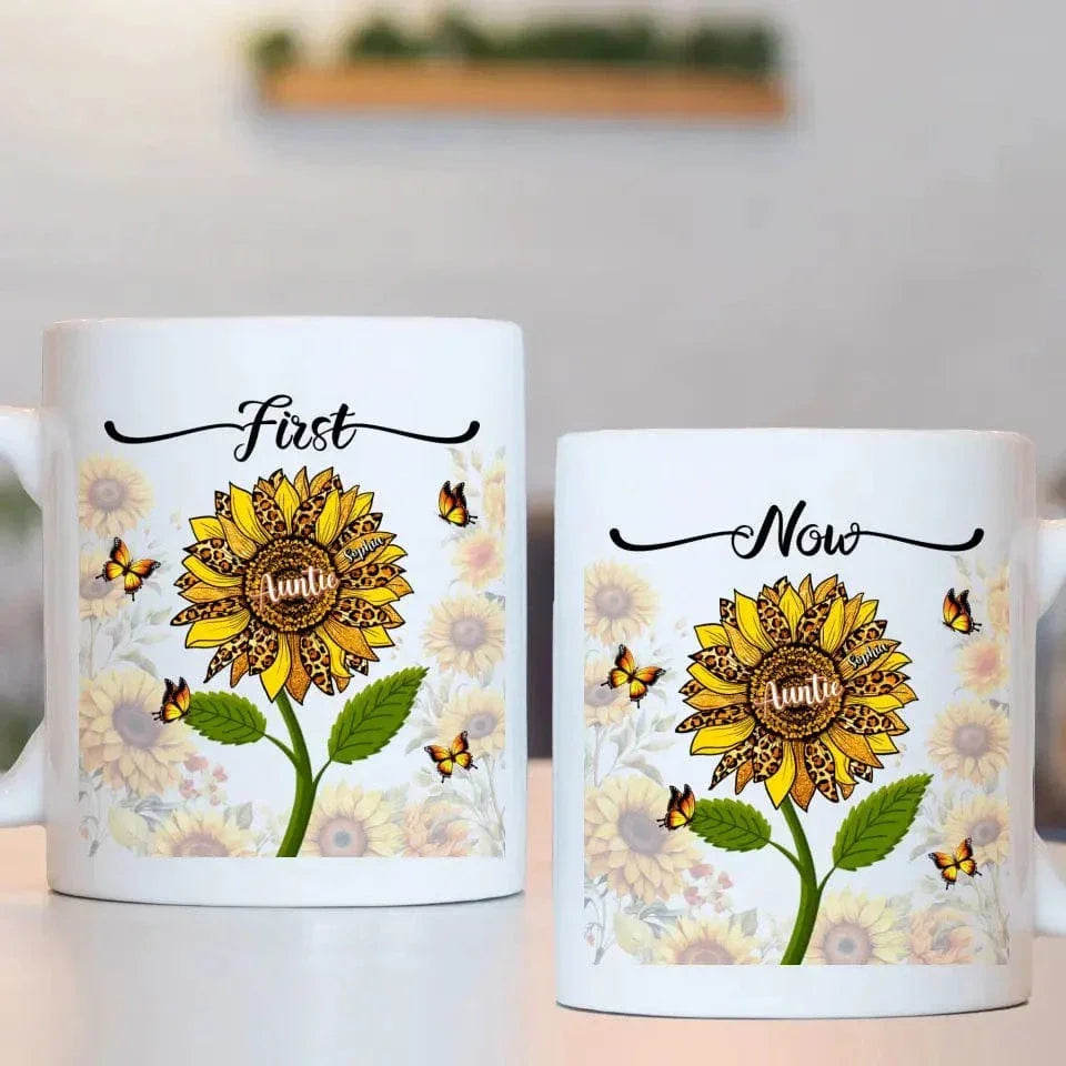 First Mom Now Grandma - Gift For Mothers, Grandmas - Personalized Mug - Joliny