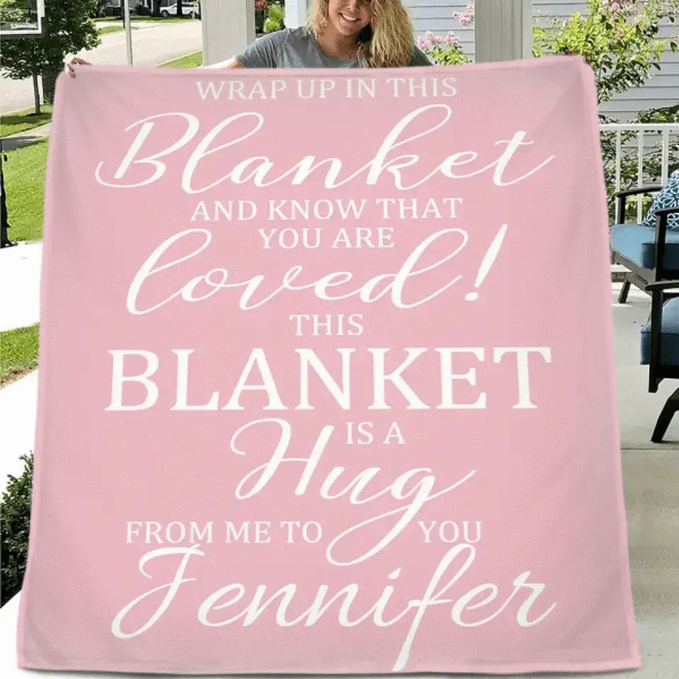 Friendship Gifts - Personalized Multi-color Blanket - Gifts for Ladies and Gentleman - Joliny