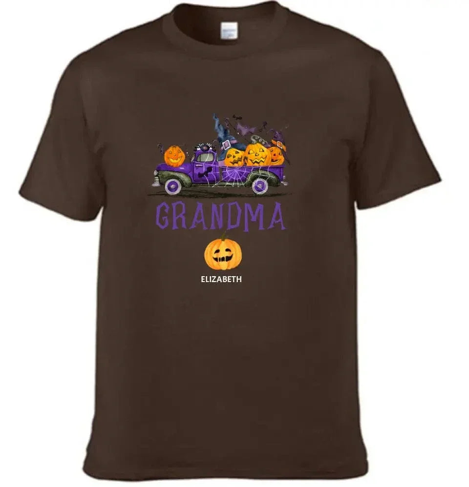 Fun with Pumpkins - Name Customized Halloween T-Shirts - Joliny