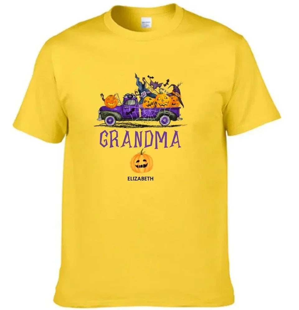 Fun with Pumpkins - Name Customized Halloween T-Shirts - Joliny