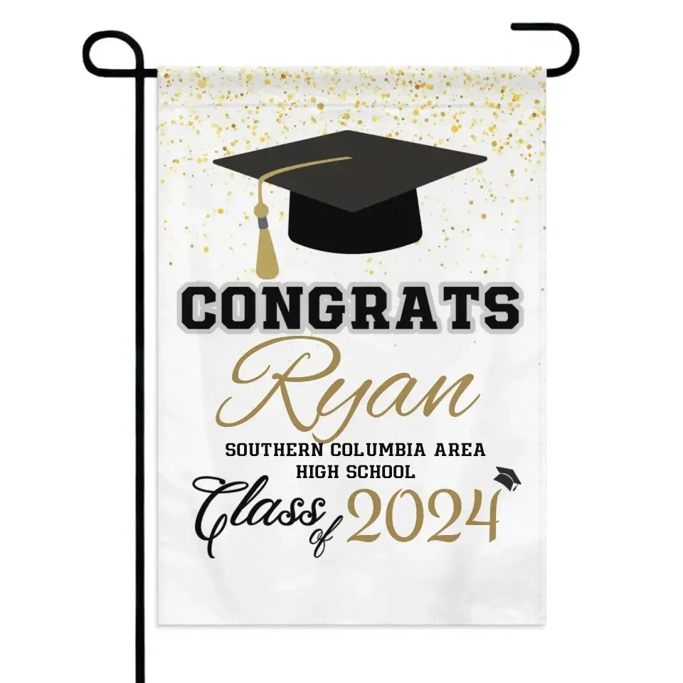 Personalized 2024 high school graduation blanket - Joliny
