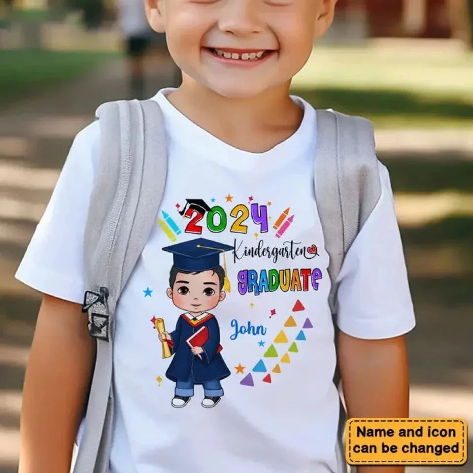 Gift For Grandkid Kindergarten Graduate Kid T Shirt - Joliny