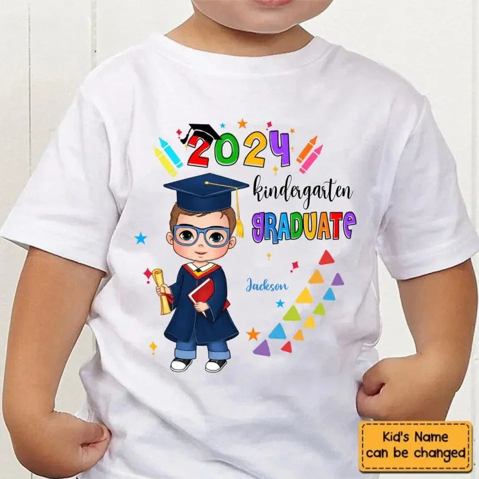 Gift For Grandkid Kindergarten Graduate Kid T Shirt - Joliny