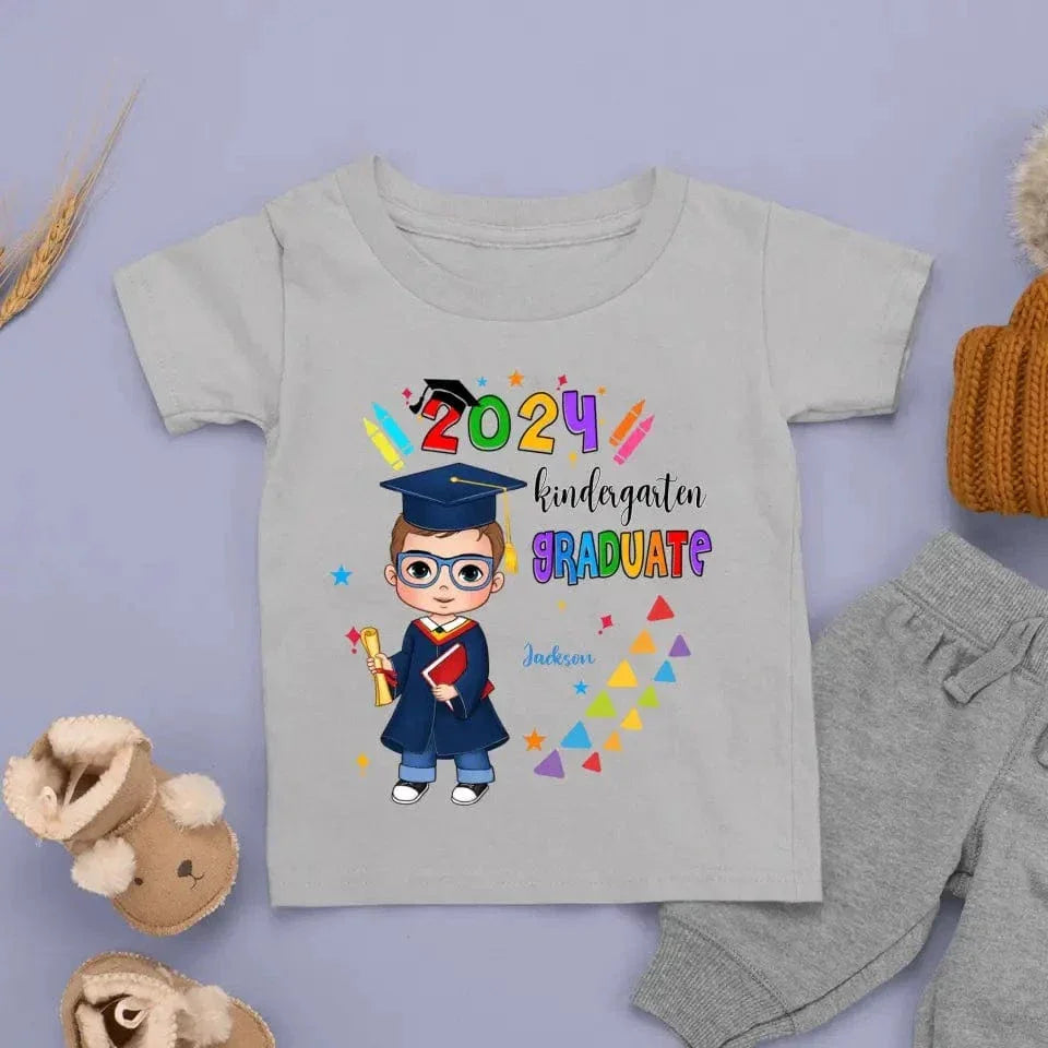 Gift For Grandkid Kindergarten Graduate Kid T Shirt - Joliny