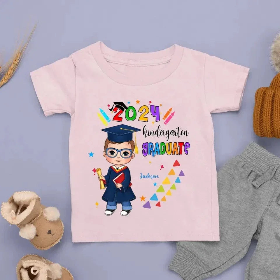 Gift For Grandkid Kindergarten Graduate Kid T Shirt - Joliny