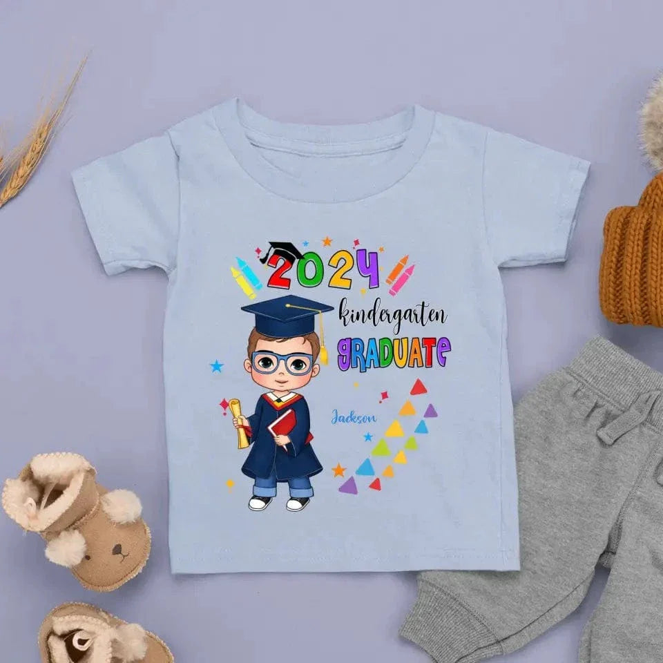 Gift For Grandkid Kindergarten Graduate Kid T Shirt - Joliny