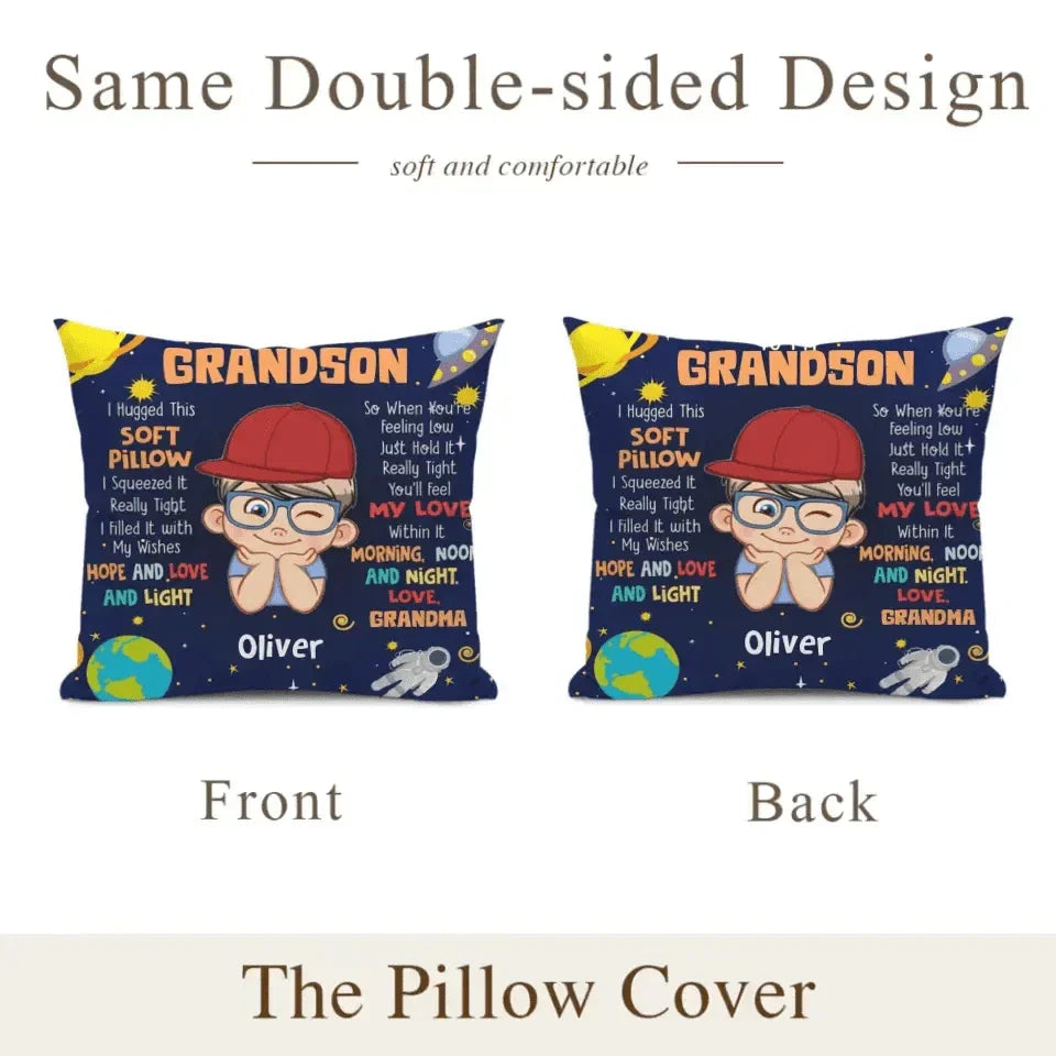 Gift For Grandson - Personalized Pillow To My Grandson - Joliny