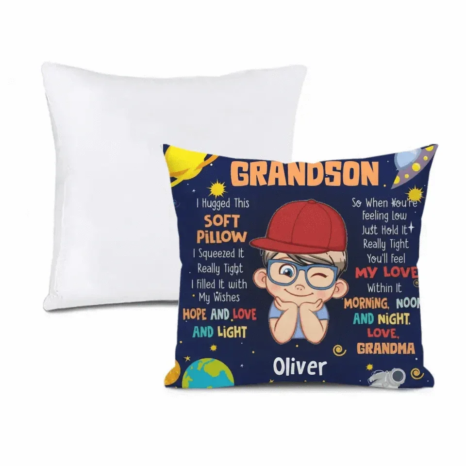 Gift For Grandson - Personalized Pillow To My Grandson - Joliny