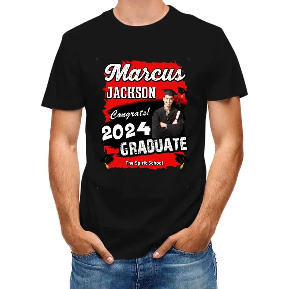 Graduation Shirt Custom Photo Congrats 2024 - Joliny