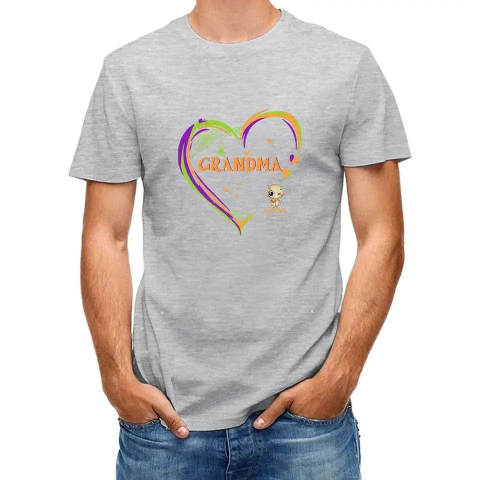 Grandma and Grandkids: The Perfect Halloween Pair - Personalized Family Custom T-Shirt - A Halloween Gift for Grandma - Joliny