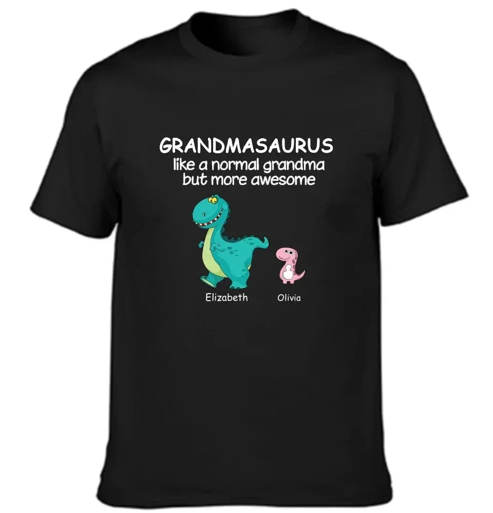 Grandma And The Children - Personalised Nickname Dinosaur T-Shirt - Gifts for Family - Joliny