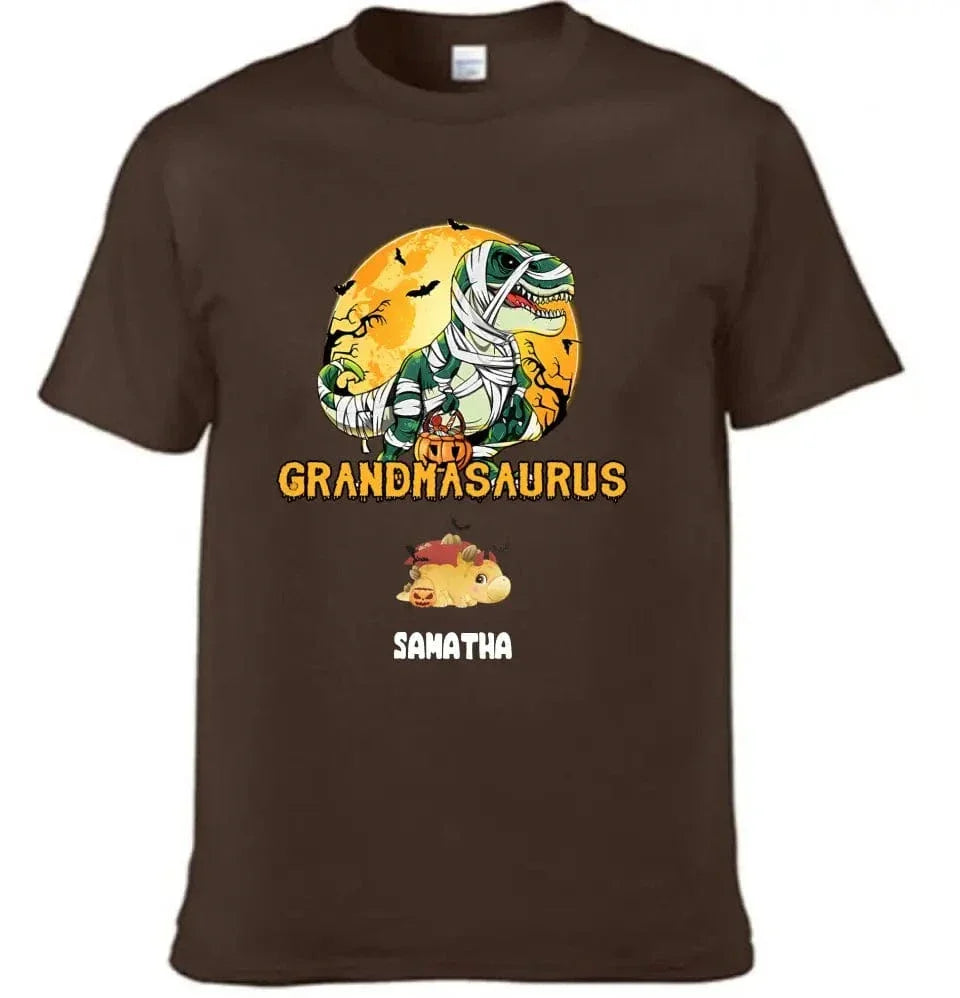 Happy Halloween - Halloween Personalized Dinosaur T-Shirt - Joliny