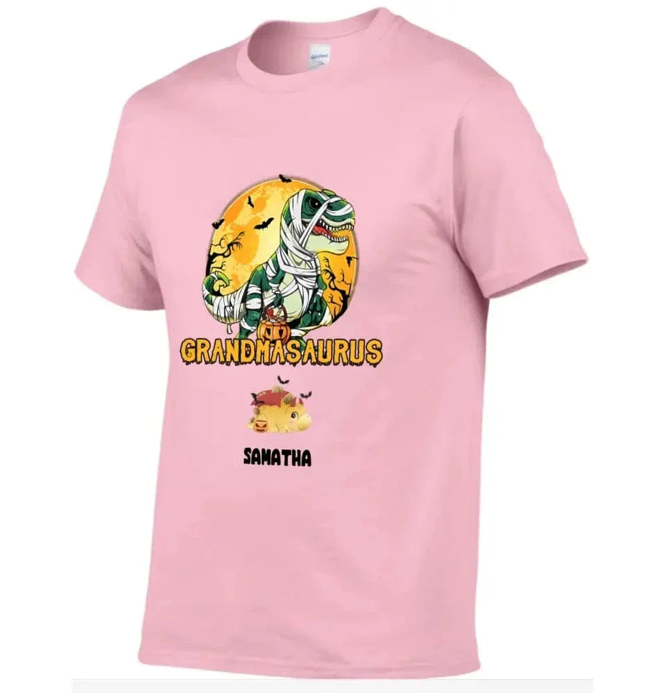 Happy Halloween - Halloween Personalized Dinosaur T-Shirt - Joliny