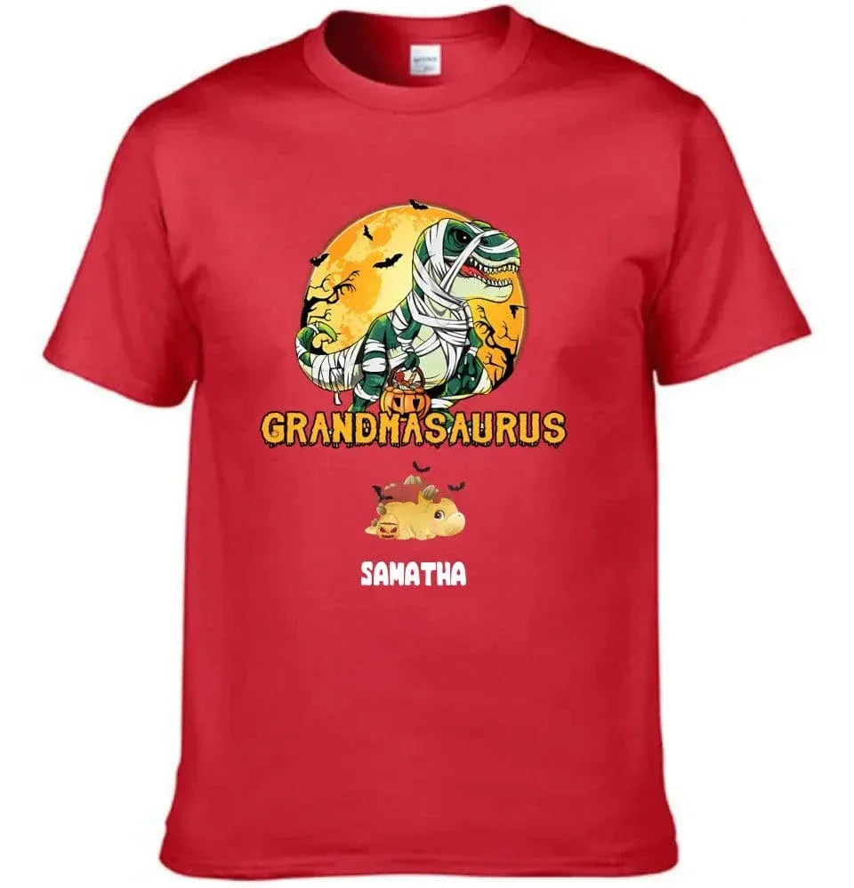 Happy Halloween - Halloween Personalized Dinosaur T-Shirt - Joliny