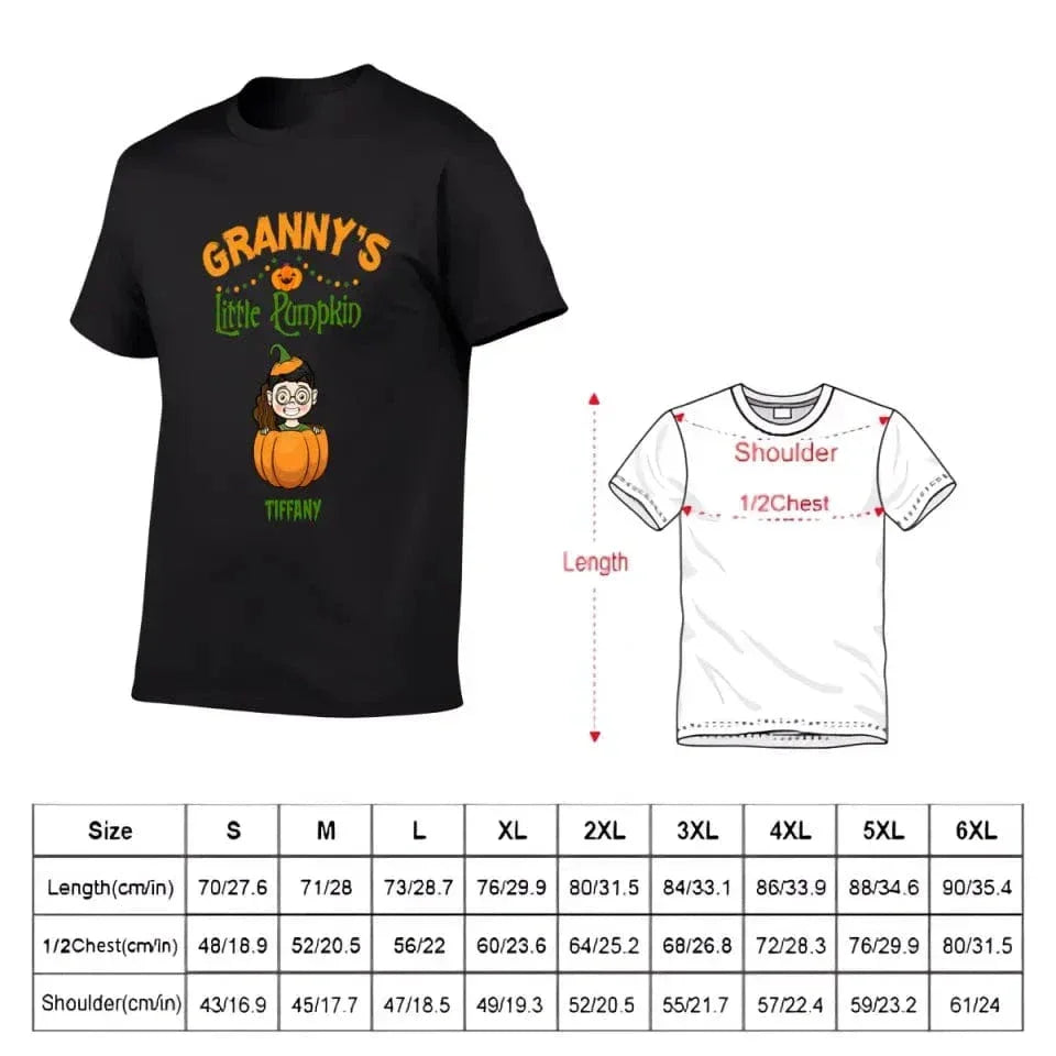 Happy Halloween - Personalized Pumpkin T-Shirt - A Halloween Gift for Family - Joliny