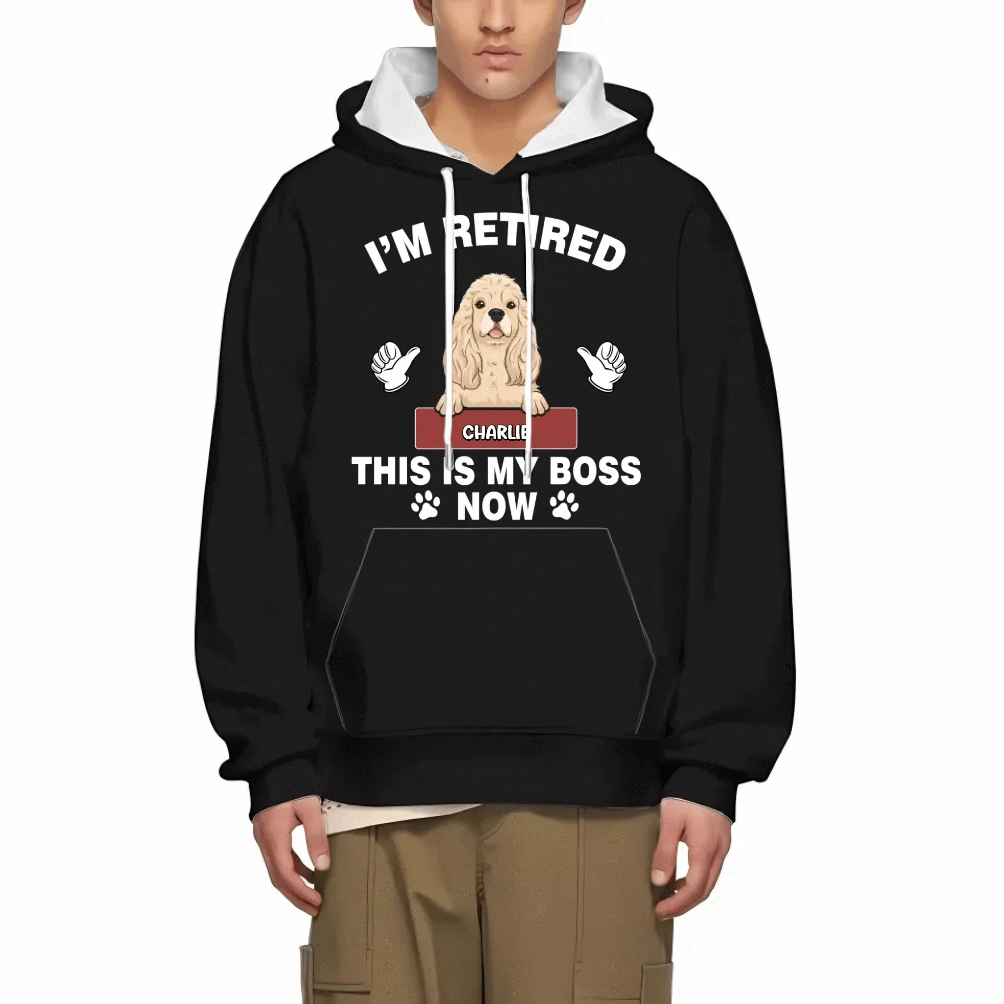 Customized Pet Themed T-shirt - Personalize Fashionable Clothing with Different Breed Pet Prints and Names - A Gift For Pet Lovers,Pet Owners - Joliny