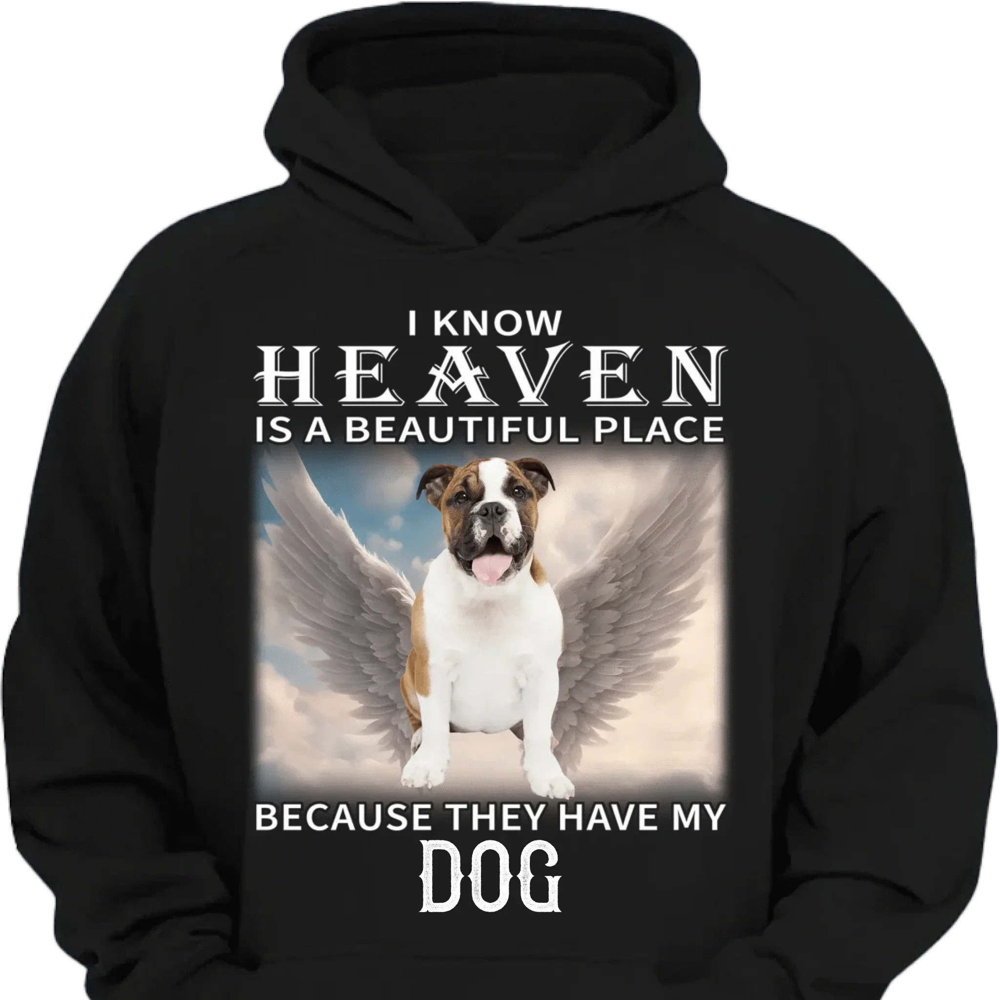 Heaven Is A Beautiful Place - Personalized Pet Memorial Clothing - Gift For Family,Friend,BFF,Roommate,Pet Owners,Pet Lovers - Joliny