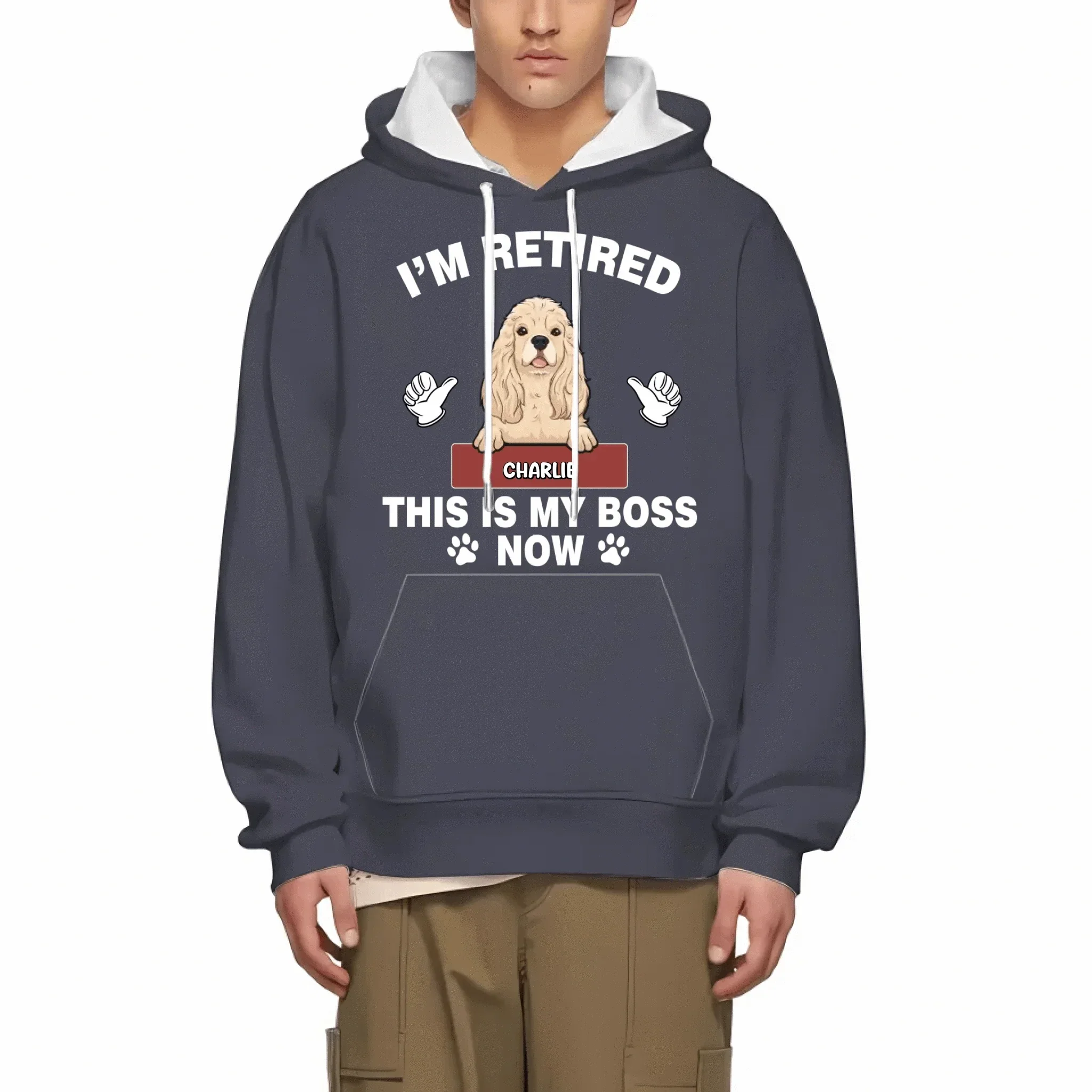 Customized Pet Themed T-shirt - Personalize Fashionable Clothing with Different Breed Pet Prints and Names - A Gift For Pet Lovers,Pet Owners - Joliny