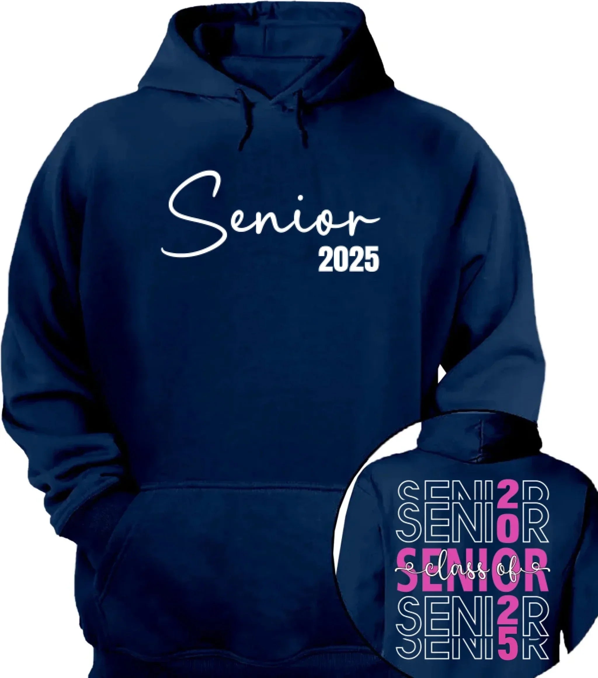Graduation Season Clothing - Personalized Year and Text Color Graduation-themed Clothing- Gifts for Family,Grandchildren,Graduate - Joliny