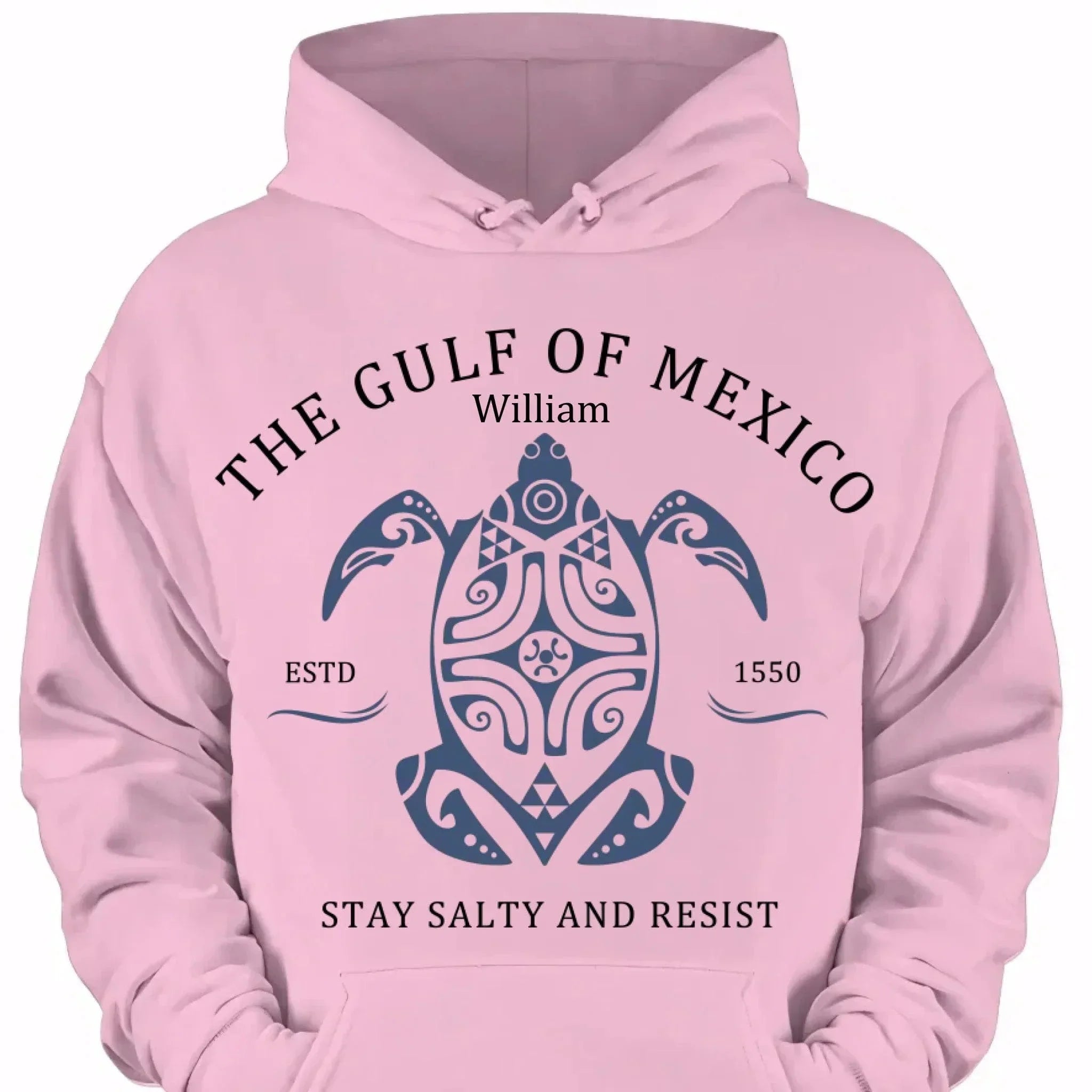 Custom Gulf of Mexico Printed Garments - Personalised Name Gulf of Mexico Themed Printed Trendy T-shirt - A Gift For Family,Friend,BFF - Joliny