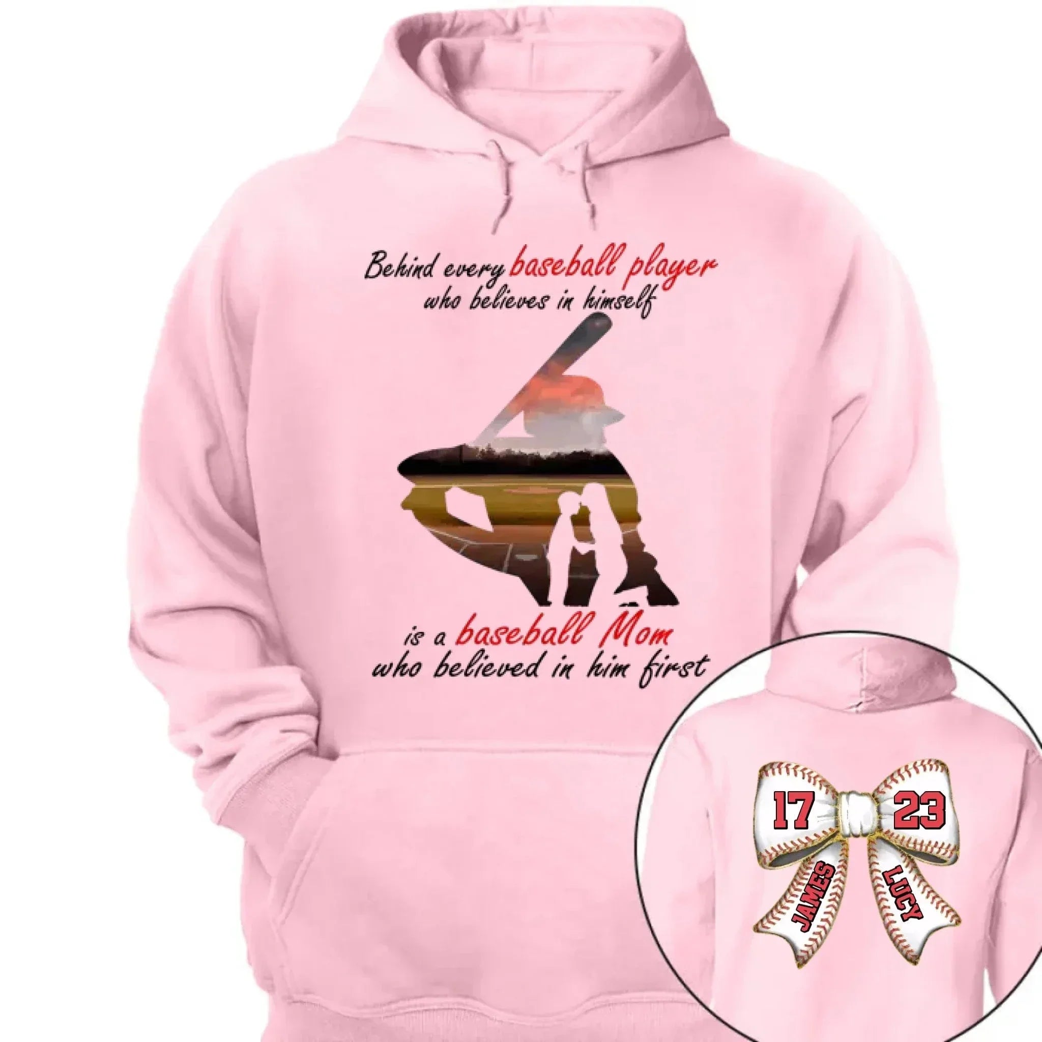 Customed Baseball T-Shirt - Personalised Baseball Themed Apparel with Themes,Numbers and Names - Gifts for Family,Children,Baseball Lovers - Joliny