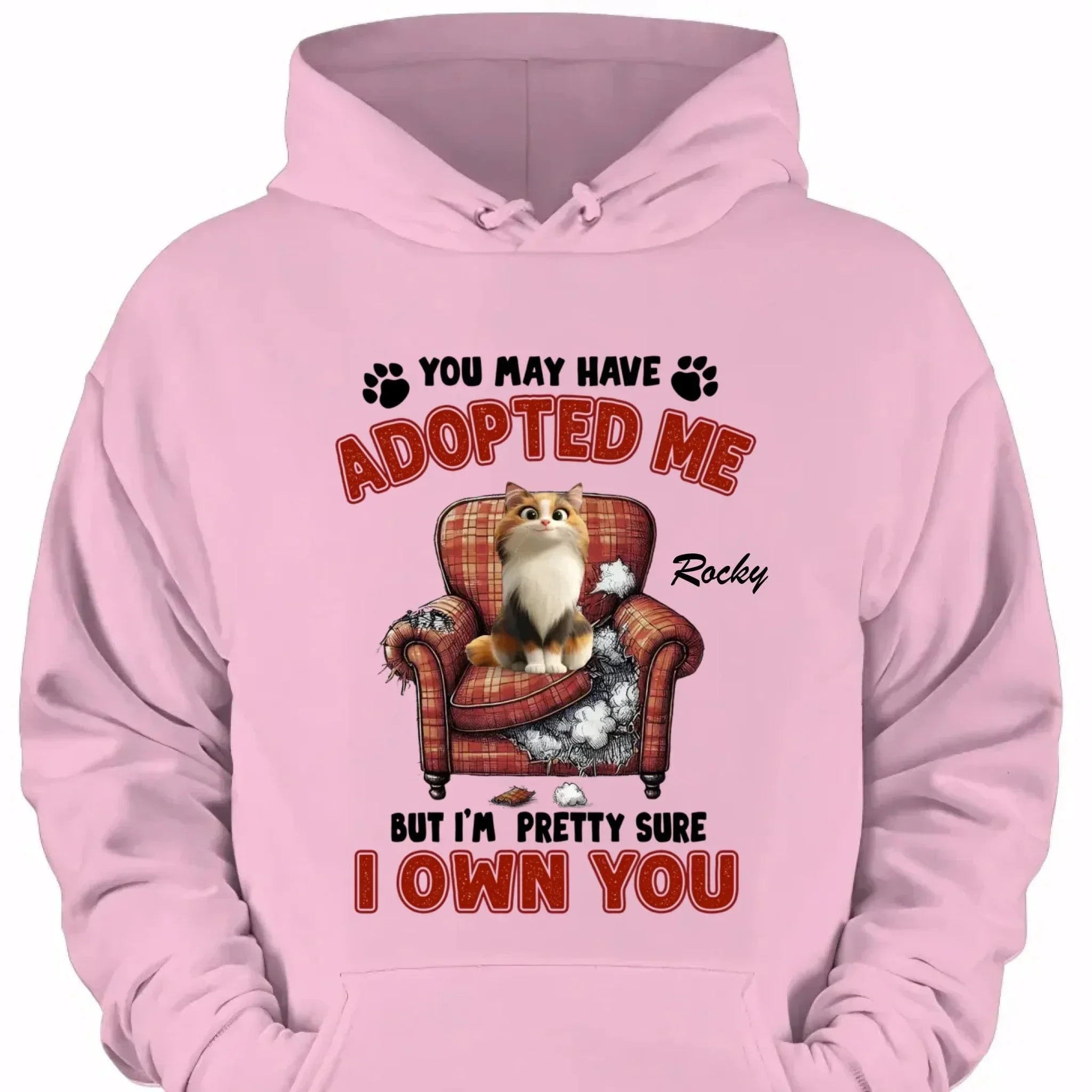 Customized Cat Themed T-Shirt - Personalized Cat Owner Clothing with Cat and Cat's Name - A Gift For Cat Owners,Cat Lovers - Joliny